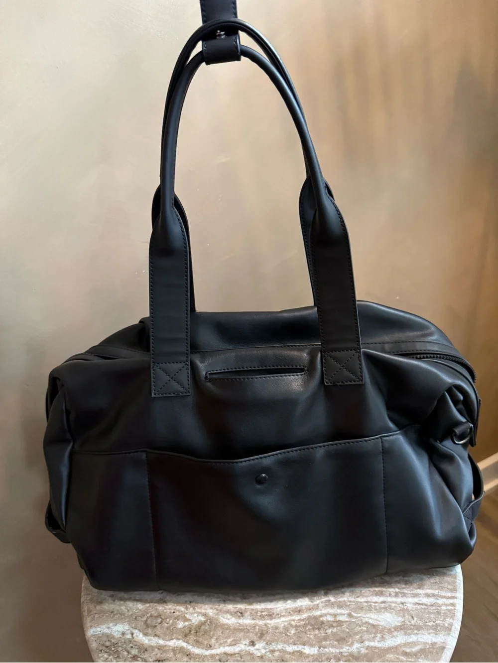 Calpak Black Duffel Travel Bag